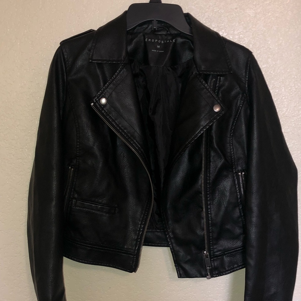 Aeropostale- Leather jacket